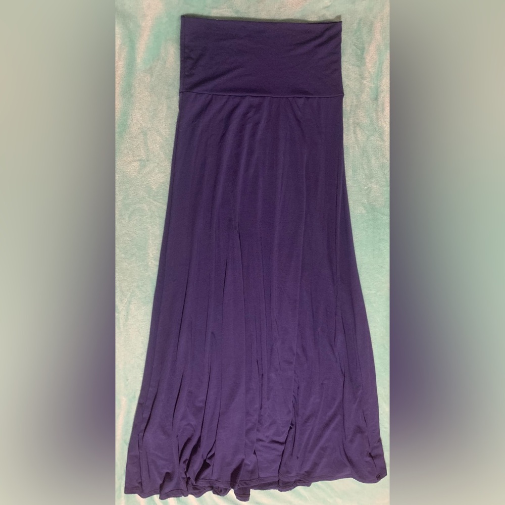 LuLaRoe Deep Purple A-Line Skirt